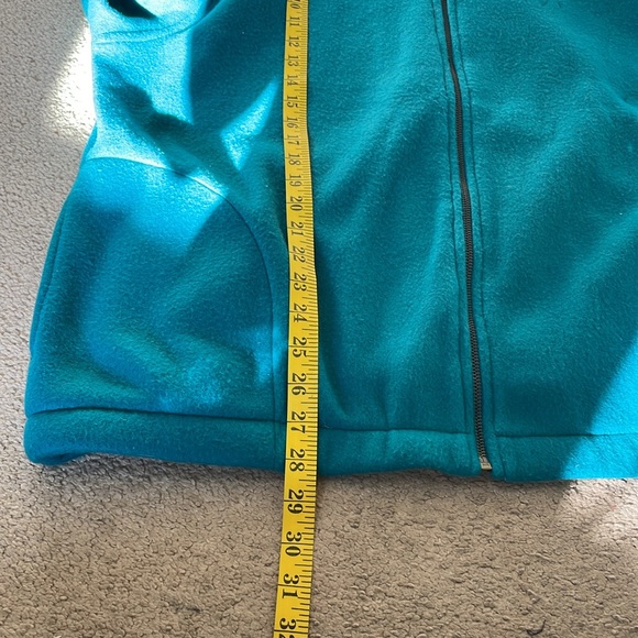 NWT ALFRED DUNNER TEAL Super Soft & Cozy Fleece Jacket Size Large - Picture 8 of 9